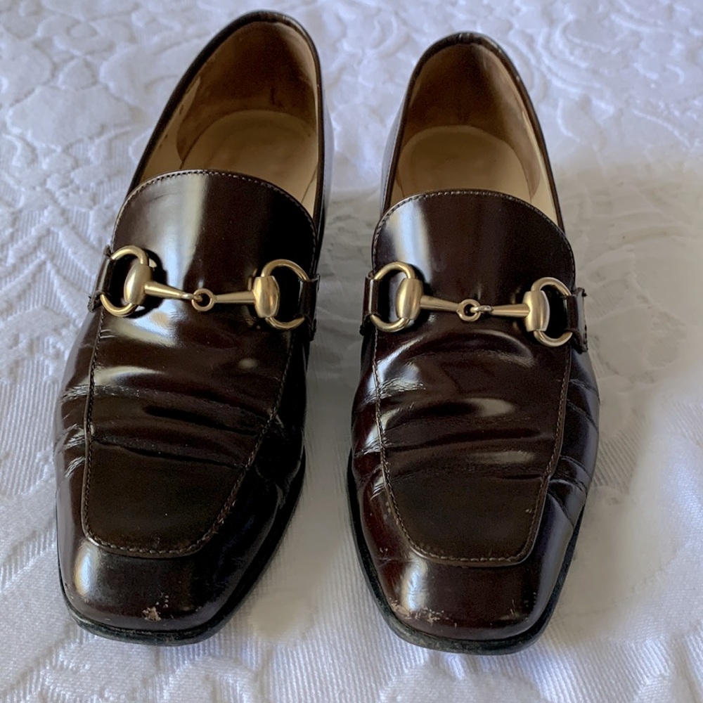GUCCI women’s horsebit leather loafers. Good Vintage condition! - Picture 8 of 10